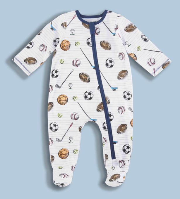 Baby Zip Sleeper SportS Print