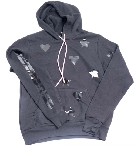 Style Reform Heart and Star Sweat Shirt